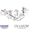 Grohe Eurosmart Cosmopolitan T Self-Closing Shower Mixer Spares